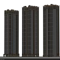 Modern High Rise Residential Buildings Exterior Design Featuring Windows And Architectural Structure