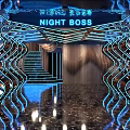 Futuristic KTV Interior With Neon Lights And Stylish Decor