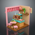 cartoon wooden house cartoon wooden house cartoon wooden house cartoon wooden house cartoon forest wooden house 3d model