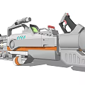 Modern Gun Technology Gun 3d model