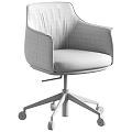 Modern Light Luxury Adjustable Leather Office Desk And Chair Set With Multiple Color Options