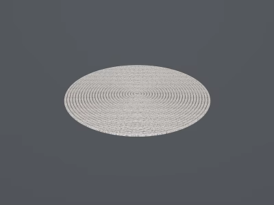 Circular Ceiling Design With Concentric Patterns For Modern Interior Spaces 3d model