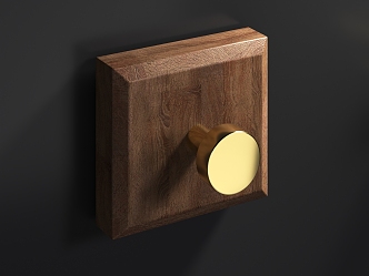 Modern Hook Coat Hook 3d model