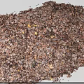 Natural Pile of Brown and Yellow Fallen Autumn Leaves with Various Shapes