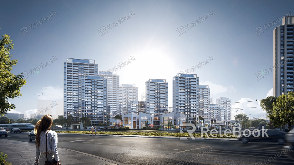 Modern kindergarten building Qingdao a real estate kindergarten model