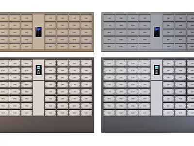 Modern letter box 3d model