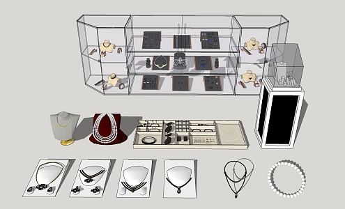 Modern Jewelry 3d model