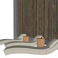 Pool Lounger 3d model