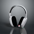 White Wireless PC Gaming Headset With RGB Light And Comfortable Ear Cushions