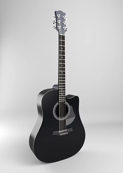 Modern Guitar 3d model
