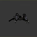 Futuristic Mechanical Spider Robot Character With Armored Legs And Detailed Tech Features