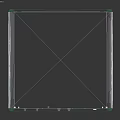 Electronic Equipment Enclosure With White Main Body Blue Green Accent Edges