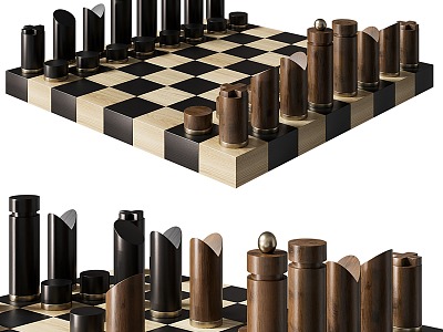 Modern Chess Ornaments model