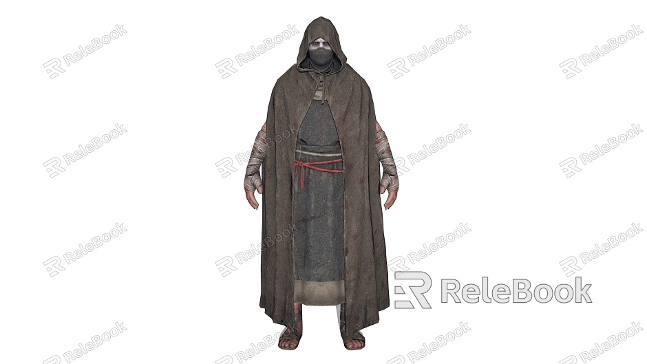 Medieval Male Mage Game Character Anime Characters model