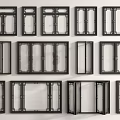 Window Broken Bridge Aluminum Alloy Window Casement Window Retro Window Floor-to-Ceiling Window Sliding Window 3d model
