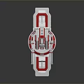 Turret Turntable Railgun Sci-fi Tower Defense Game Tower Defense Sci-fi Turret Game Turret Game Battery 3d model