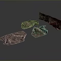 Box Tarpaulin Container Game Item 3d model