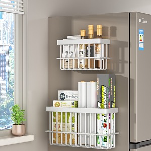 Refrigerator Side Hanger Preservation Film Tissue Rack Storage Rack 3d model