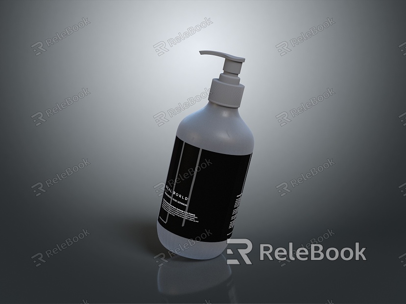 Body Soap Shampoo Bottle Bottled Plastic Bottle Cosmetic Toiletries model