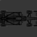 Sleek White Formula 1 Car With Aerodynamic Design Black Tires And Front Wing