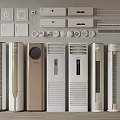 Modern air conditioning combination 3d model