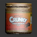 CRUNKY Chocolate Spread Jar With Crunchy Texture Rich Flavor Delicious For Snacks