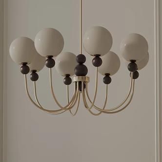 Modern chandelier 3d model