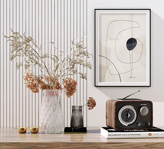 Modern Ornaments Combination Vase Ornaments 3d model