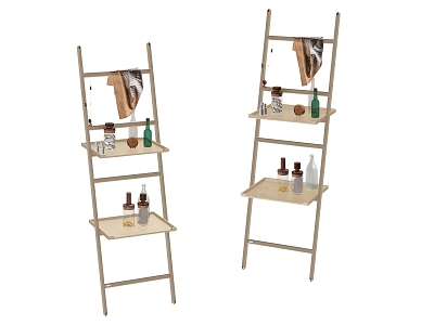 daily necessities shelf 3d model