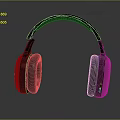 Black Over Ear Headphones With Sleek Modern Design And Glossy Finish