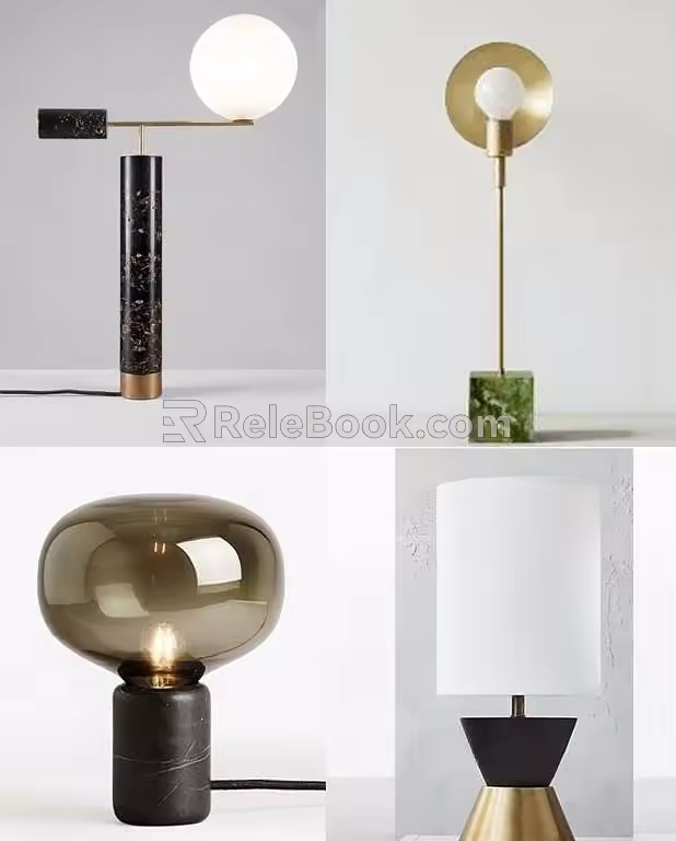 Table lamp 3d model