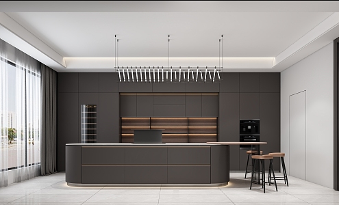 Modern Italian Kitchen 3d model