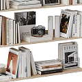 Modern Ornaments Combination Book Ornaments Combination 3d model