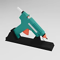 Industrial Electric Handheld Power Tool With Green White Body And Black Cutting Blade Design