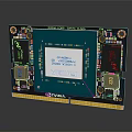 NVIDIA RTX A1000 Graphics Chip on Circuit Board with Electronic Components