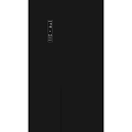 Sleek Black Refrigerator Freezer With Modern Design And Large Storage Capacity