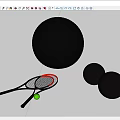 Essential Sports Equipment With Black Exercise Ball Tennis Racket And Medicine Balls