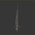 Anatomical Fish Skeleton Organ Structure Featuring Bone Framework And Details