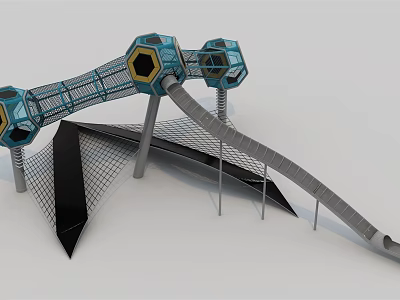 Modern Amusement Equipment 3d model