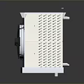 TECNOFRIS Computer Cooling Equipment With Three High Performance Fans White Design 3d model