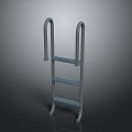 Pool Ladder Escalator Pool Ladder Pool Ladder Pool Ladder 3d model