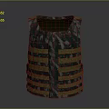 Camouflage Pattern Vest With Yellow Stripes For Daily Living Use