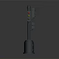 Green Floor Lamp With Multiple Light Heads For Living Room Decor