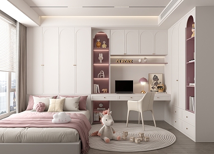 Modern Children's Room 3d model