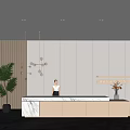 Modern Front Desk Company Front Desk 3d model