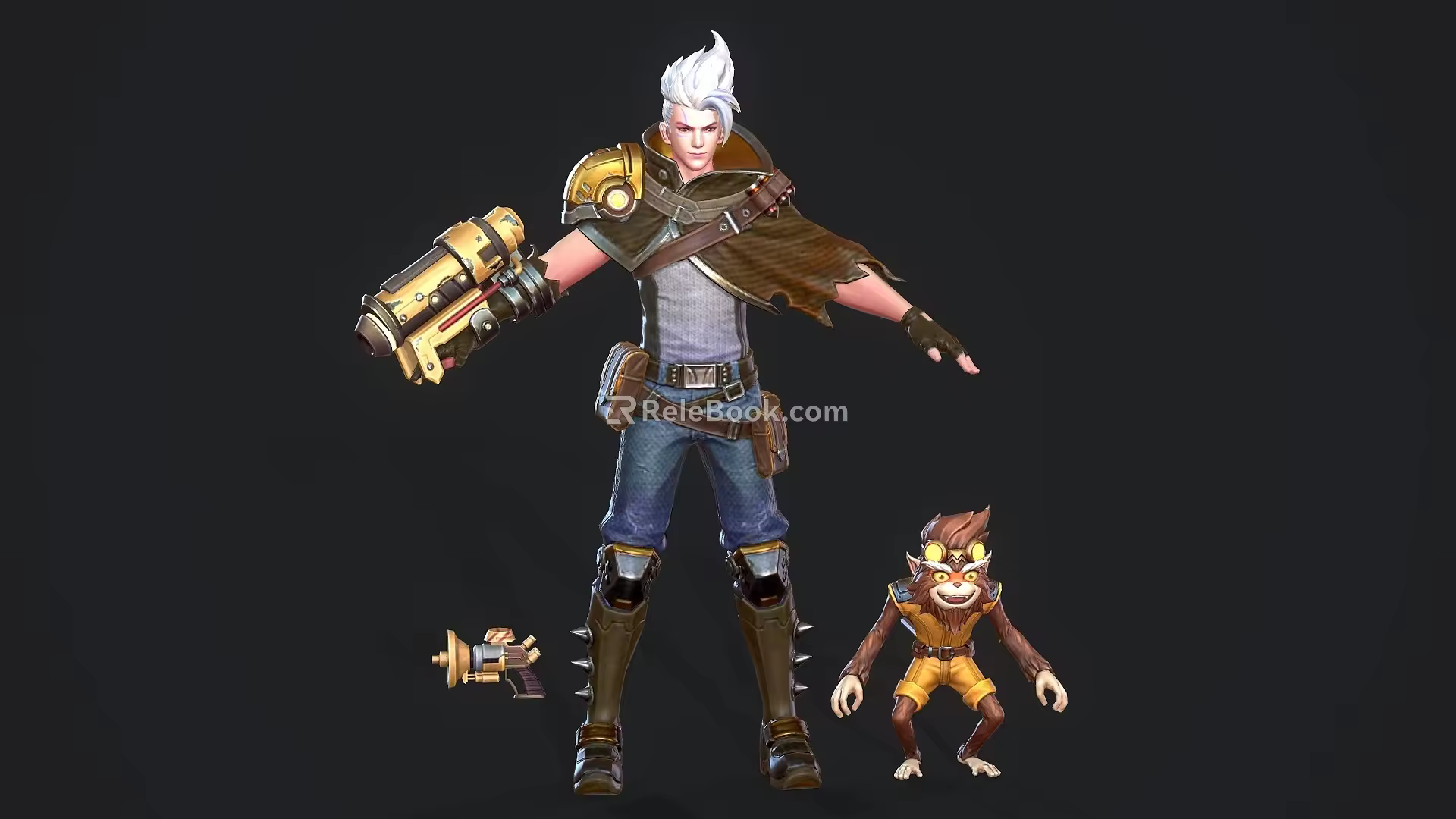 Man Monkey Game Character Anime Character 3d model