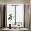 Modern Curtains 3d model
