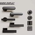 Black Door Handles Showcase Various Decorative Styles For Home Interior Design