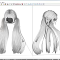 Detailed White Long Hair Hairstyles With Pigtails And Loose Waves Design