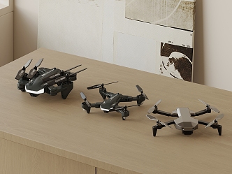 Modern Drones 3d model